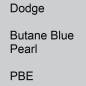 Preview: Dodge, Butane Blue Pearl, PBE.